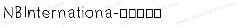 NBInternationa字体转换