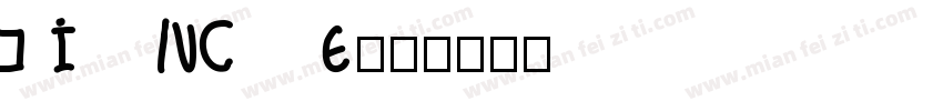 DINCE字体转换