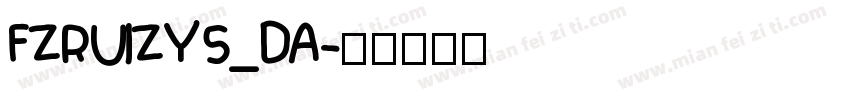 FZRUIZYS_DA字体转换