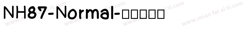 NH87-Normal字体转换