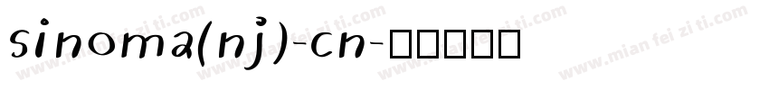 sinoma(nj)-cn字体转换