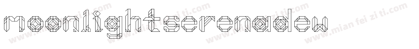 MoonlightSerenadeW0字体转换