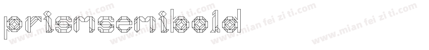 PrismSemiBold字体转换