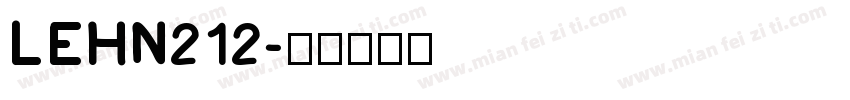 LEHN212字体转换