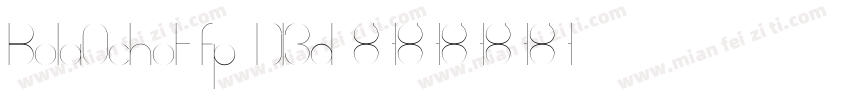 BolaOchoFfp-D13d字体转换