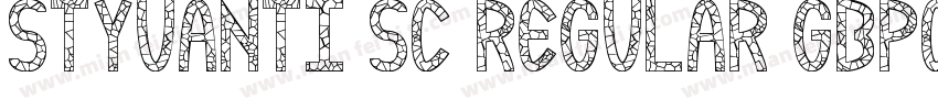 STYuanti-SC-Regular-GBpc-EUC-H字体转换