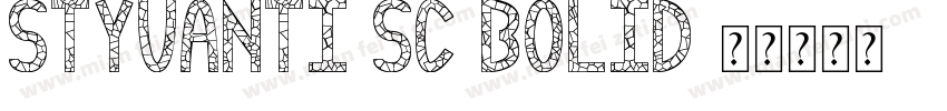 STYuanti-SC-bolid字体转换