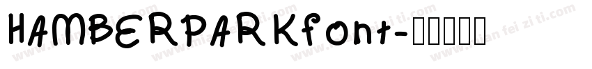 HAMBERPARKfont字体转换