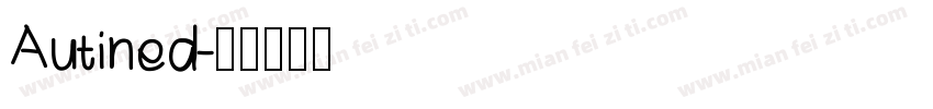Autined字体转换