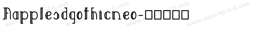 Aapplesdgothicneo字体转换