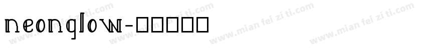 neonglow字体转换