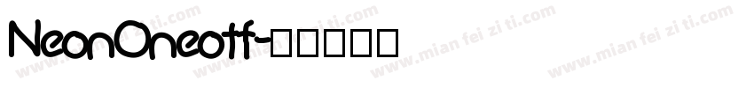 NeonOneotf字体转换