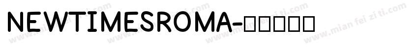 NEWTIMESROMA字体转换