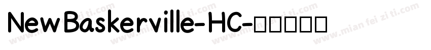 NewBaskerville-HC字体转换