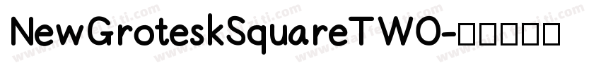 NewGroteskSquareTWO字体转换
