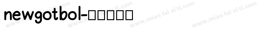 newgotbol字体转换