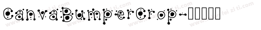 CanvaBumperCrop字体转换