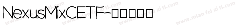 NexusMixCETF字体转换