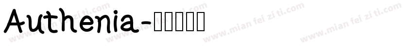 Authenia字体转换