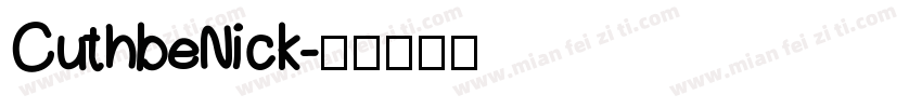 CuthbeNick字体转换
