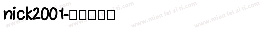 nick2001字体转换