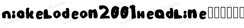 Nickelodeon2001Headline字体转换