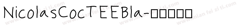 NicolasCocTEEBla字体转换