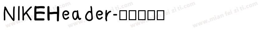 NIKEHeader字体转换