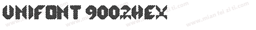 unifont-9002hex字体转换