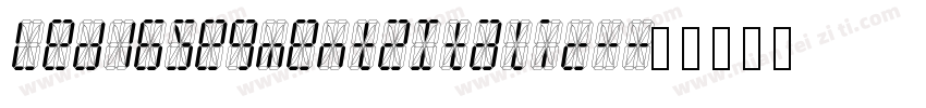Led16Segment2Italic-字体转换