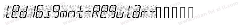 led16sgmnt-Regular字体转换