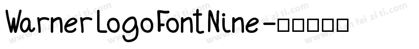 WarnerLogoFontNine字体转换