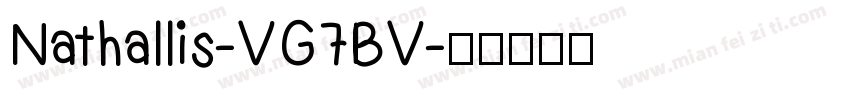 Nathallis-VG7BV字体转换