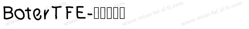 BoterTFE字体转换