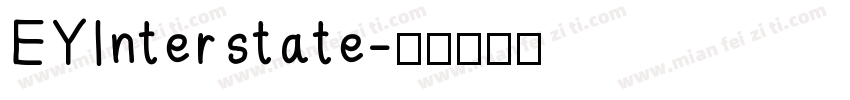 EYInterstate字体转换