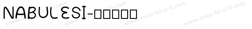 NABULESI字体转换