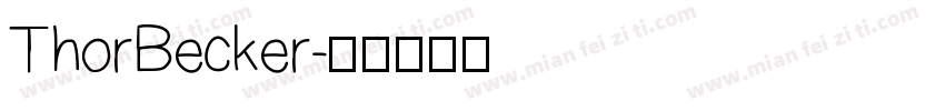 ThorBecker字体转换