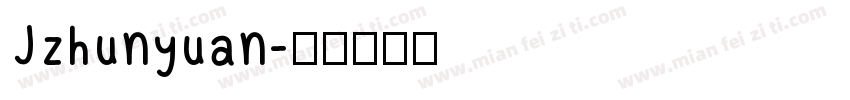 Jzhunyuan字体转换