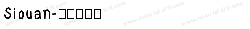 Siouan字体转换
