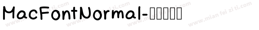 MacFontNormal字体转换