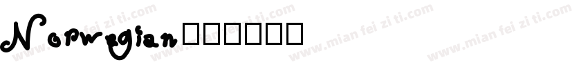 Norwegian字体转换