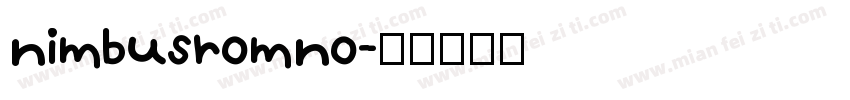 nimbusromno字体转换