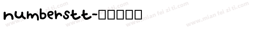 numberstt字体转换