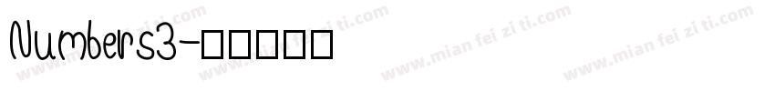 Numbers3字体转换