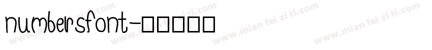 numbersfont字体转换