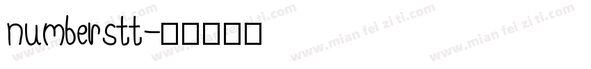numberstt字体转换