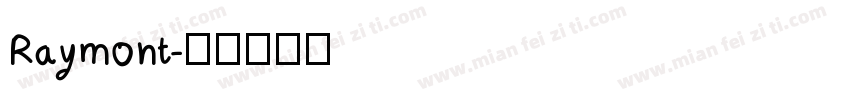 Raymont字体转换
