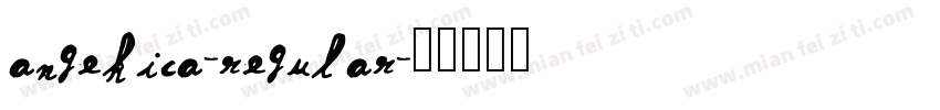 angekica-regular字体转换