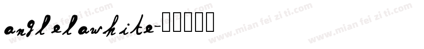 anglelawhite字体转换