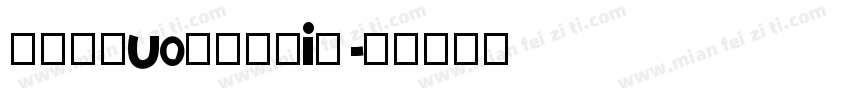 fzzhuoYUETIS字体转换